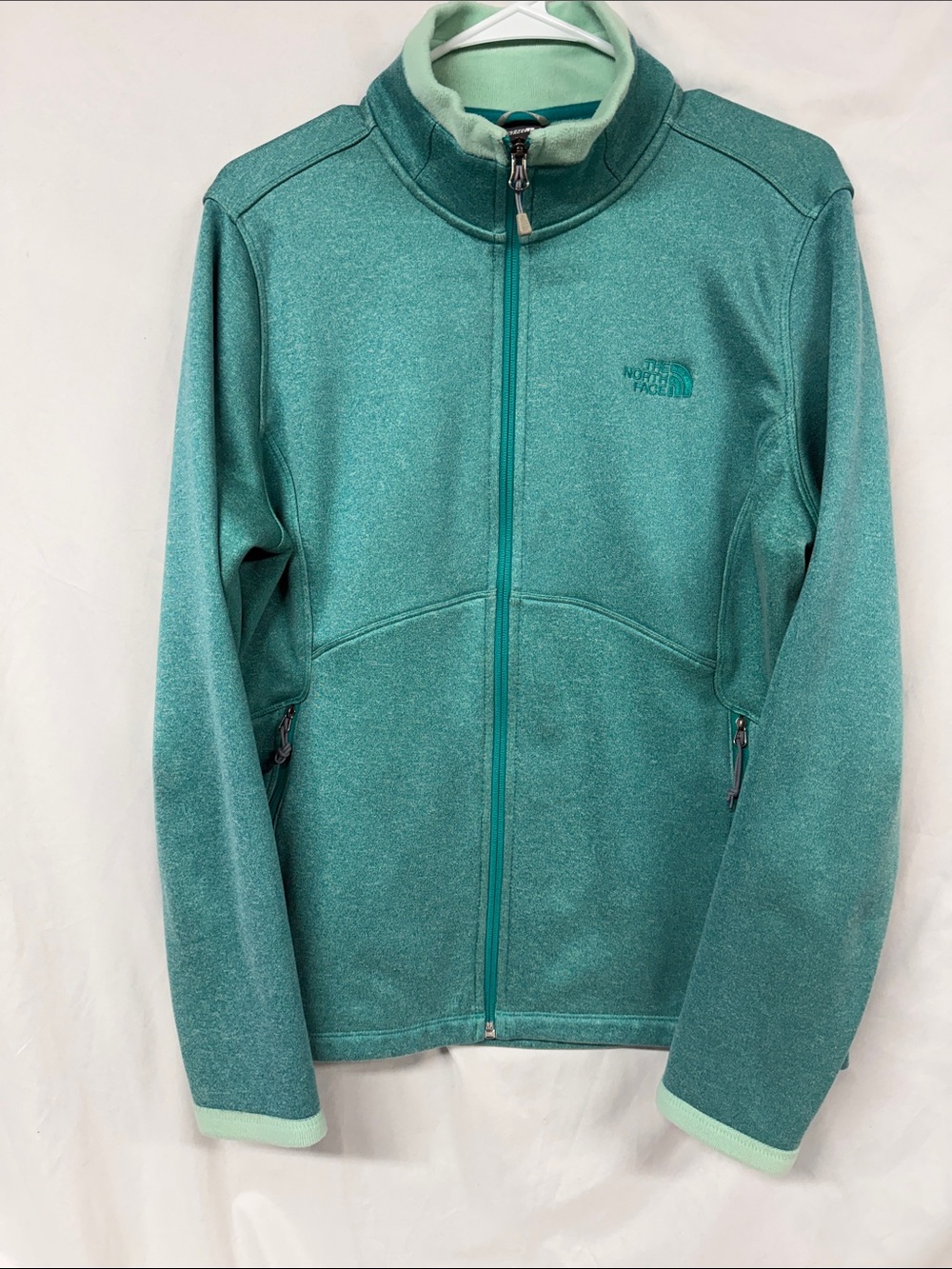 The North Face Women’s Teal Green Full-Zip Fleece Jacket